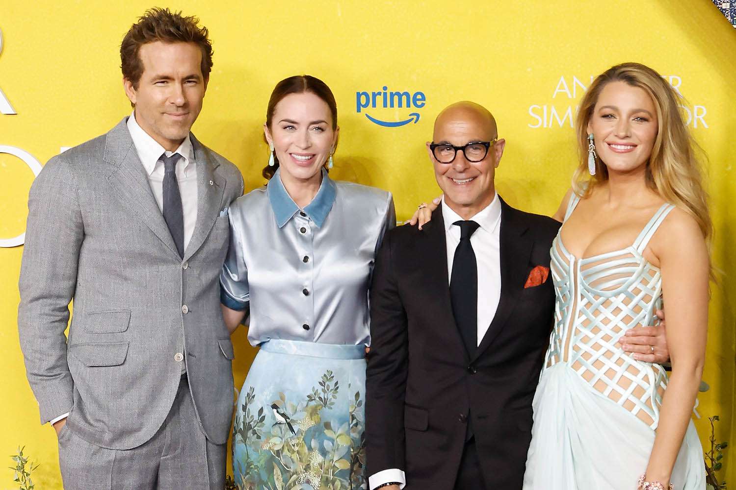 Blake Lively: Emily Blunt & Stanley Tucci's Sweet Support