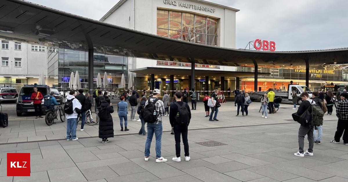 Grazer Hauptbahnhof: Polizei Beendet Großeinsatz
