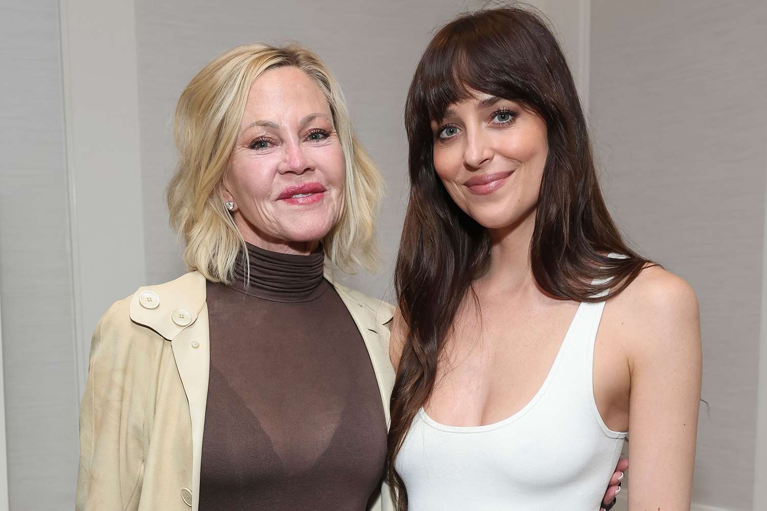 Melanie Griffith & Jesse Support Dakota Johnson's Film