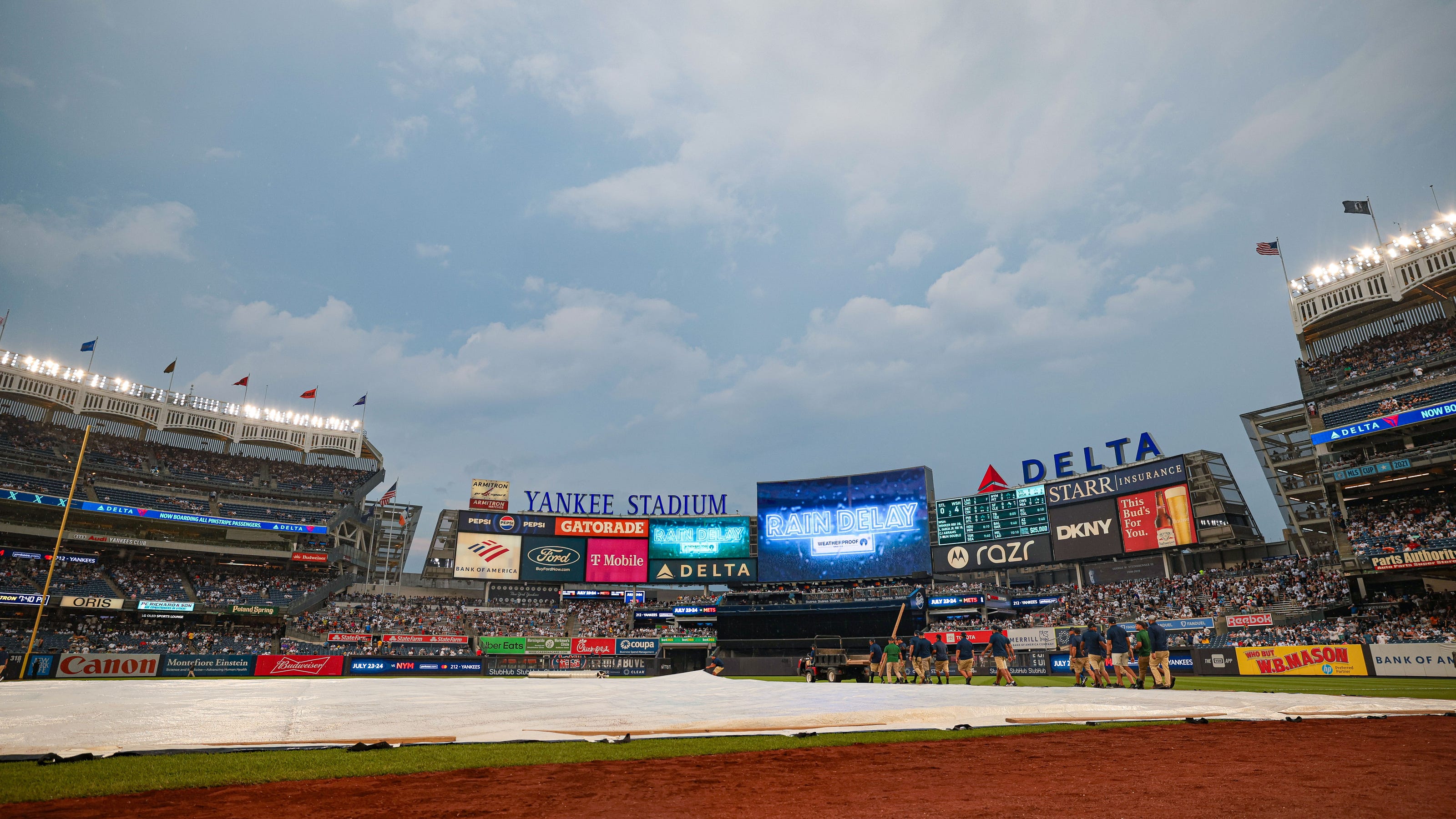 Rain Delays Rays-Yankees Game: Sunday's Start Postponed