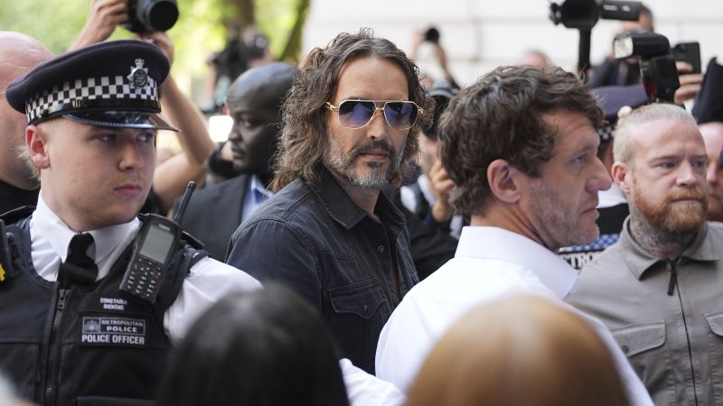 Russell Brand: London Court Appearance, Assault Charges