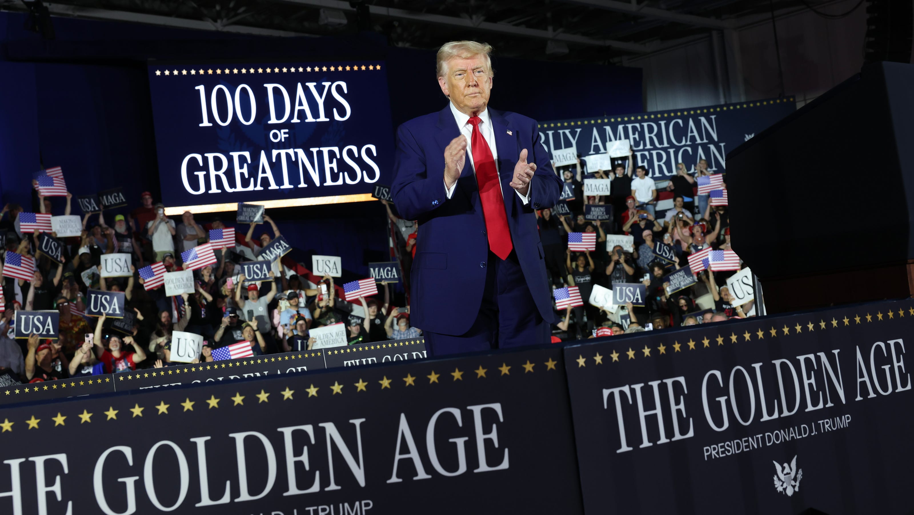 Trump's 100-Day Approval Ratings: Latest Poll Data